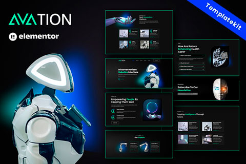 Avation Robotics & Artificial Intelligence Elementor Template Kit