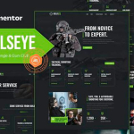 Bullseye – Shooting Range & Gun Club Elementor Template Kit