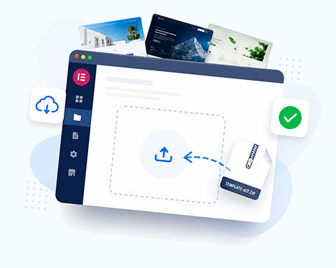 Cómo importar template kits de Elementor