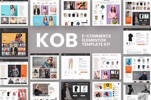 Kob E-Commerce Elementor Pro Template Kit