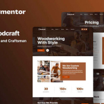 Woodcraft – Carpenter & Craftsman Elementor Template Kit